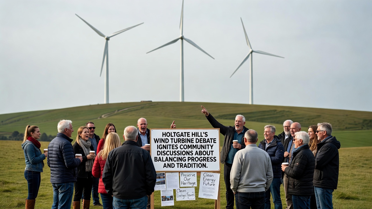 Holtgate Hill Wind Turbine Proposal Fuels Local Discussions on Development and Heritage